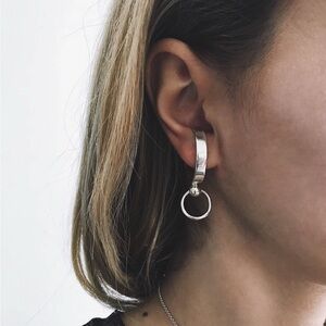 Silver Hoop Earrings #2327